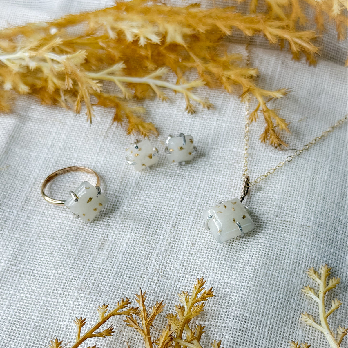 Milky Diamond Necklace