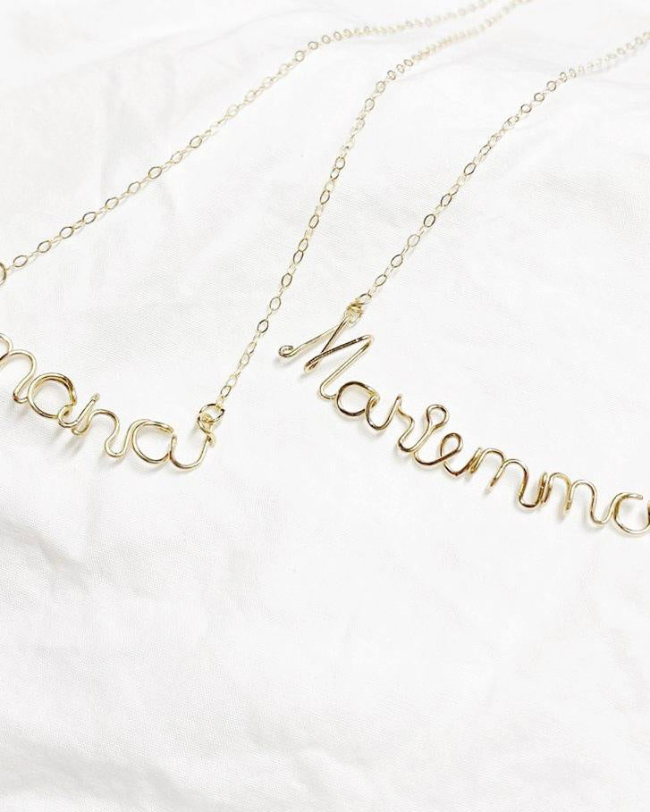 Cursive Name Necklace