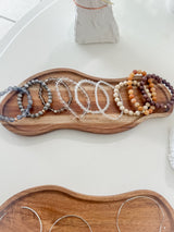 Elastic Gemstone Bracelets