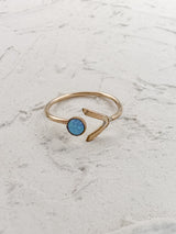 Tail & Opal Ring