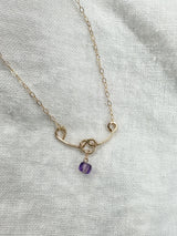 The Amethyst Knot Necklace