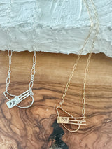 Collar Güiro PR – Artesanal en Oro o Plata