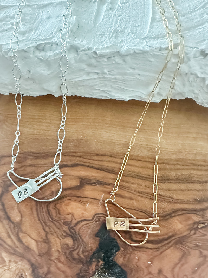 Collar Güiro PR – Artesanal en Oro o Plata