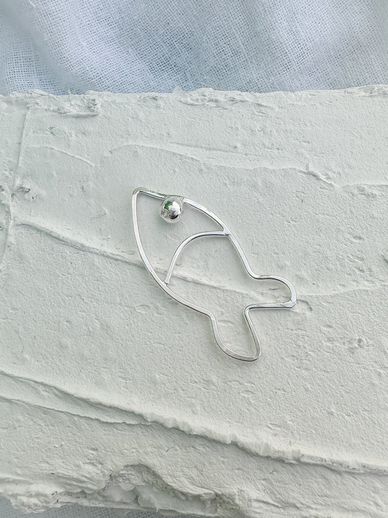 Silver Fish Necklace