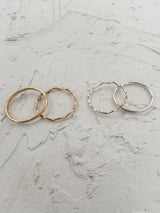 Penina Ring Pack (2 Anillos) – Hechos a Mano en San Juan, PR | Oro 14k Gold-Filled o Plata 925 | Anillos Minimalistas para Usar Todos los Días