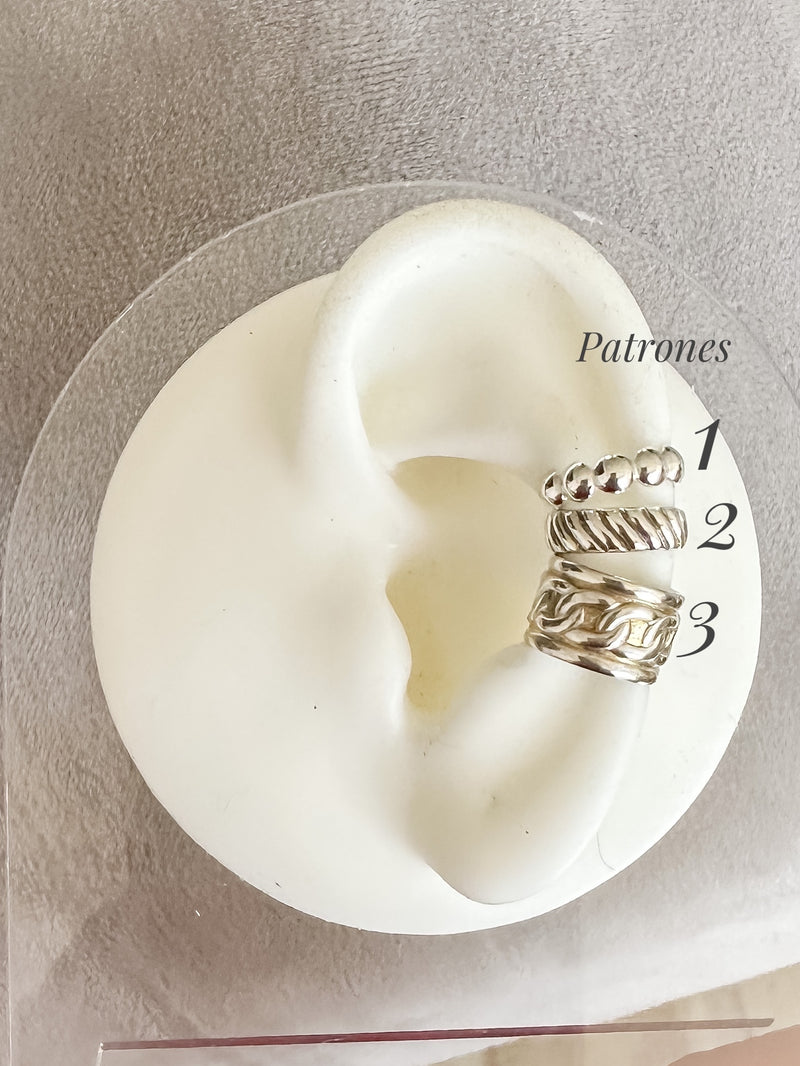 Cerena Ear Cuffs - Sterling Silver