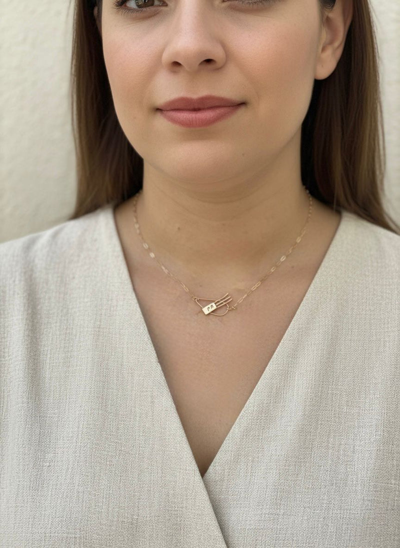 Collar Güiro PR – Artesanal en Oro o Plata