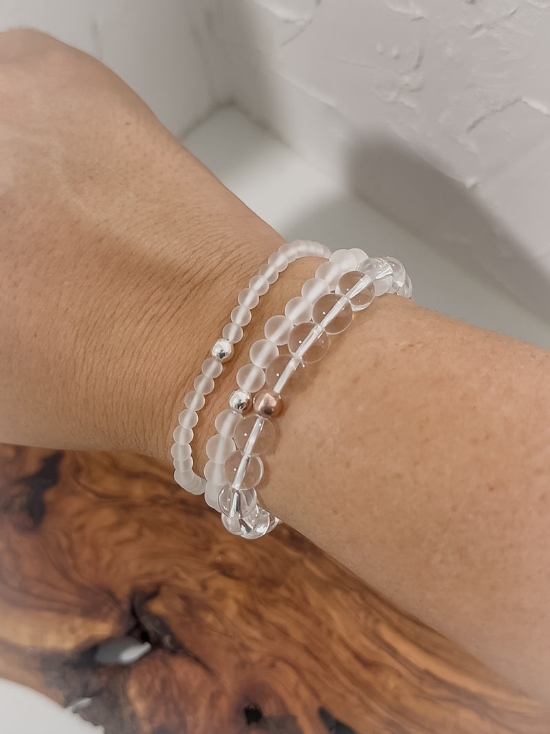 Elastic Gemstone Bracelets