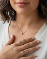 The Amethyst Knot Necklace