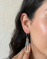 Diamond Frame Earrings