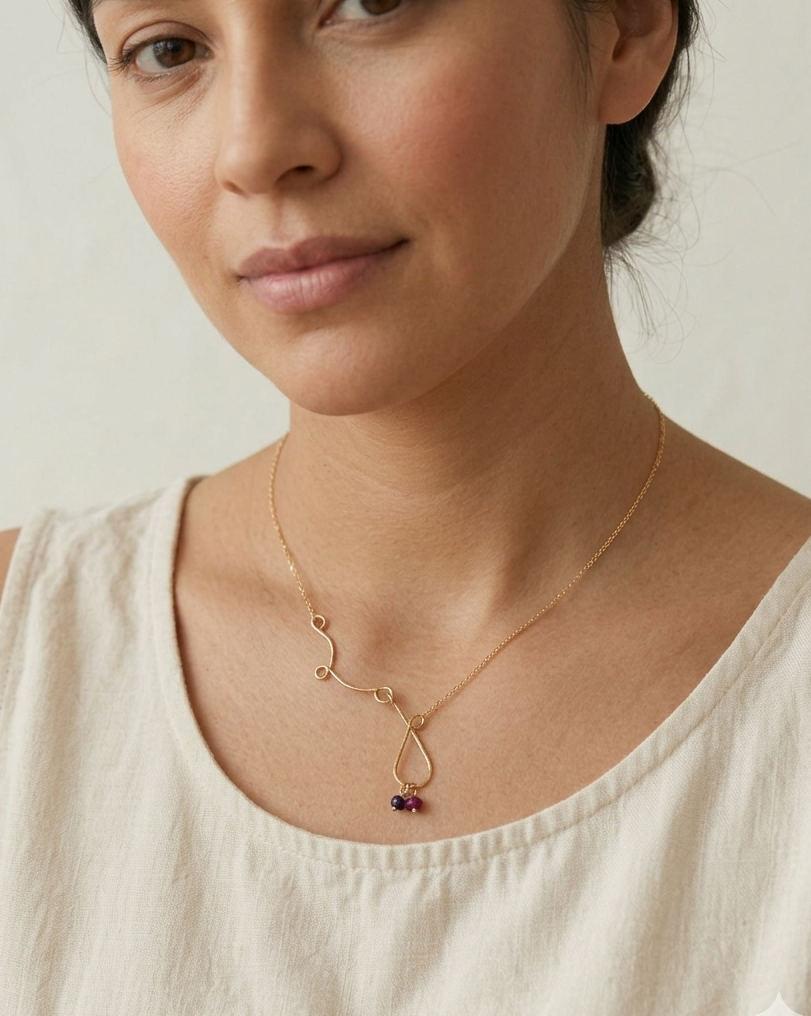 Mom Birthstone Necklace