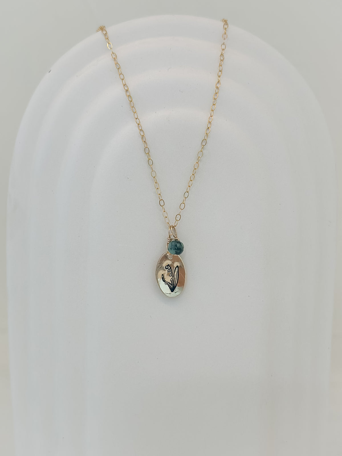 Lily of the Valley Gold Necklace
