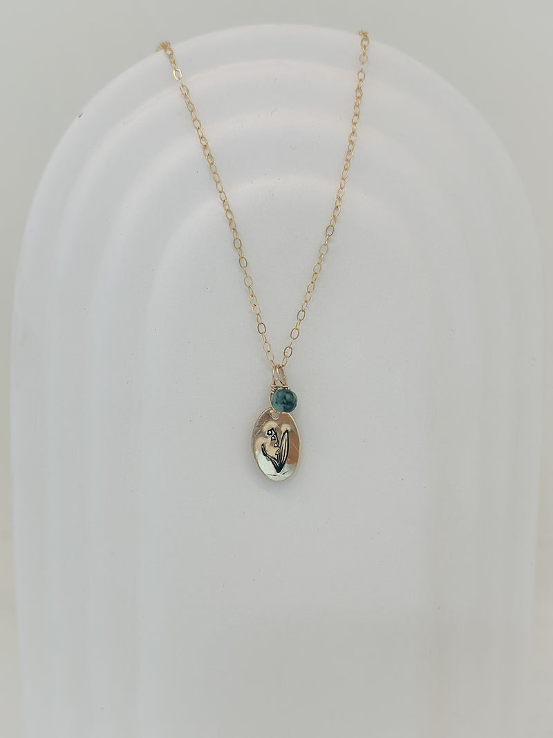 Lily of the Valley Gold Necklace
