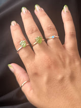Peridot Ring (Silver)