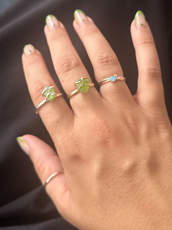 Peridot Ring (Silver)
