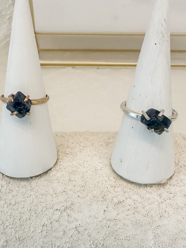 Raw Sapphire Ring