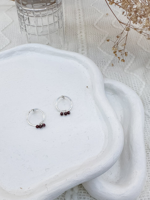 Garnet  Earrings