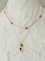 November-🌼 Chrysanthemum Medallion Necklace