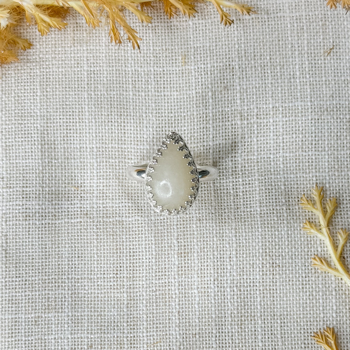 Milky Drop Ring