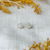 Milky Dot Earrings