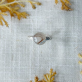 Milky Circle Ring