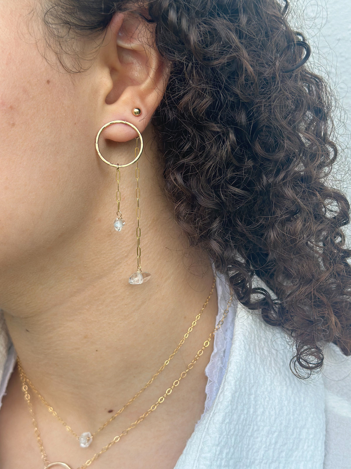 Herkimer Diamond Berenice Necklace