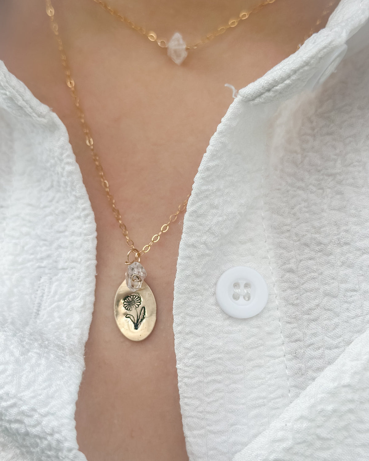 The Daisy Diamond Necklaces