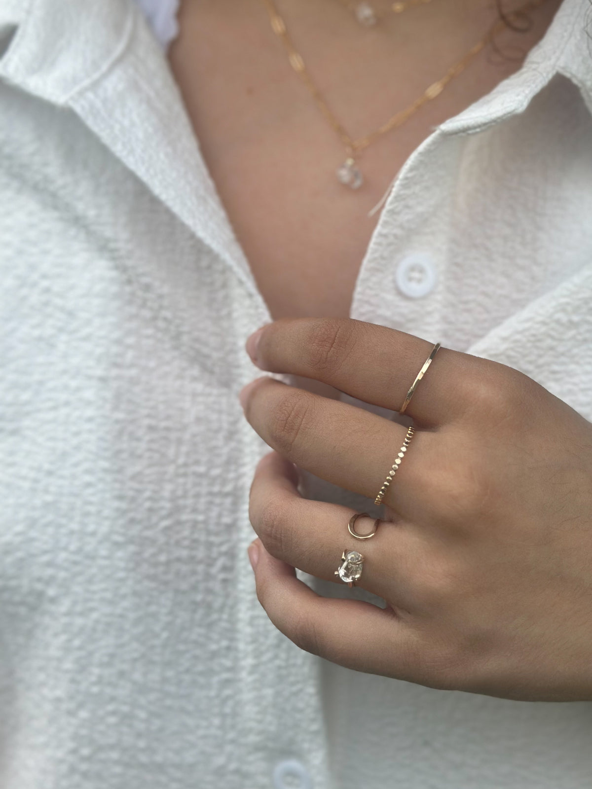 Herkimer Diamond Bella Necklace