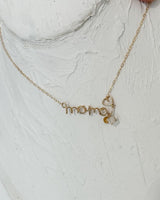Mama Script Necklace