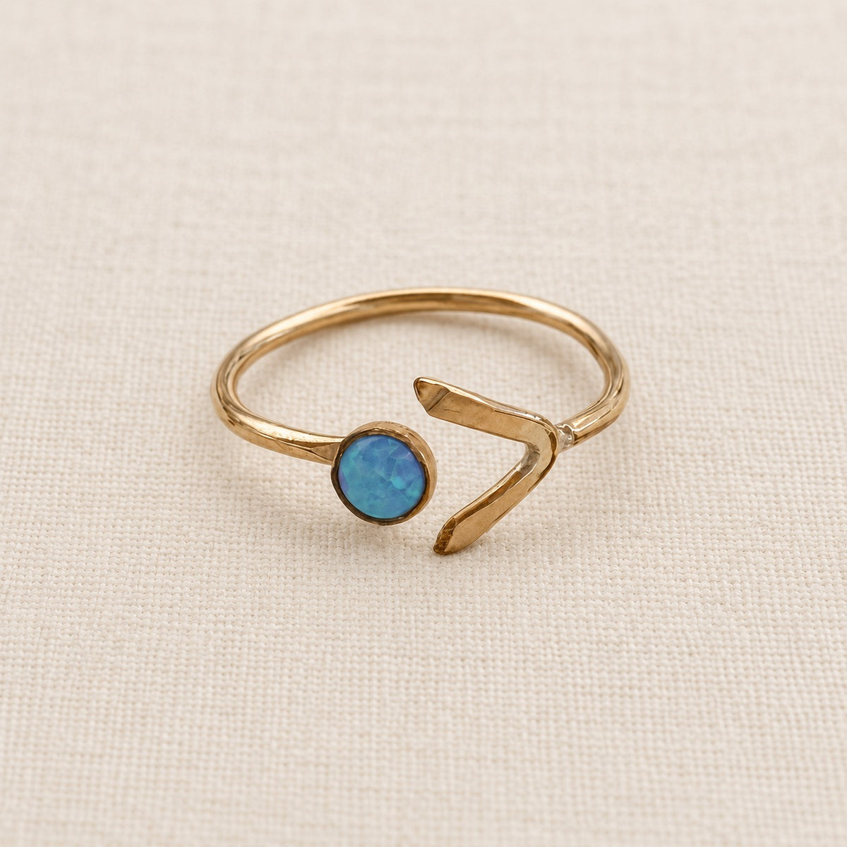 Tail & Opal Ring