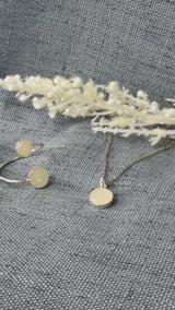 Milky Dot Earrings