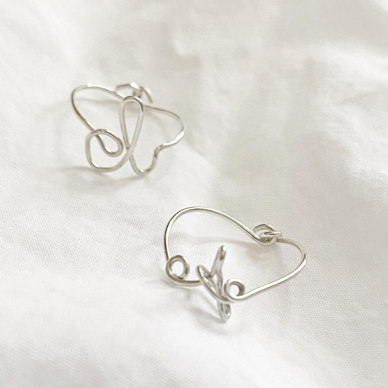Cursive Letter Ring