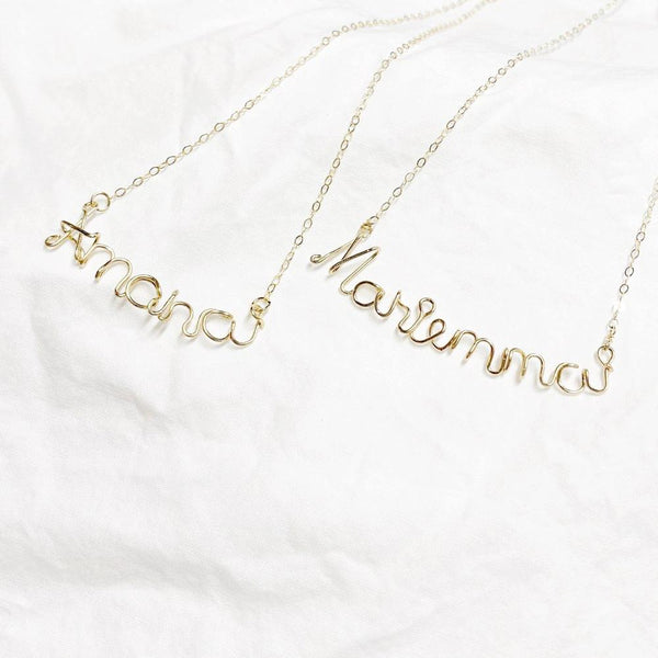 Cursive Name Necklace