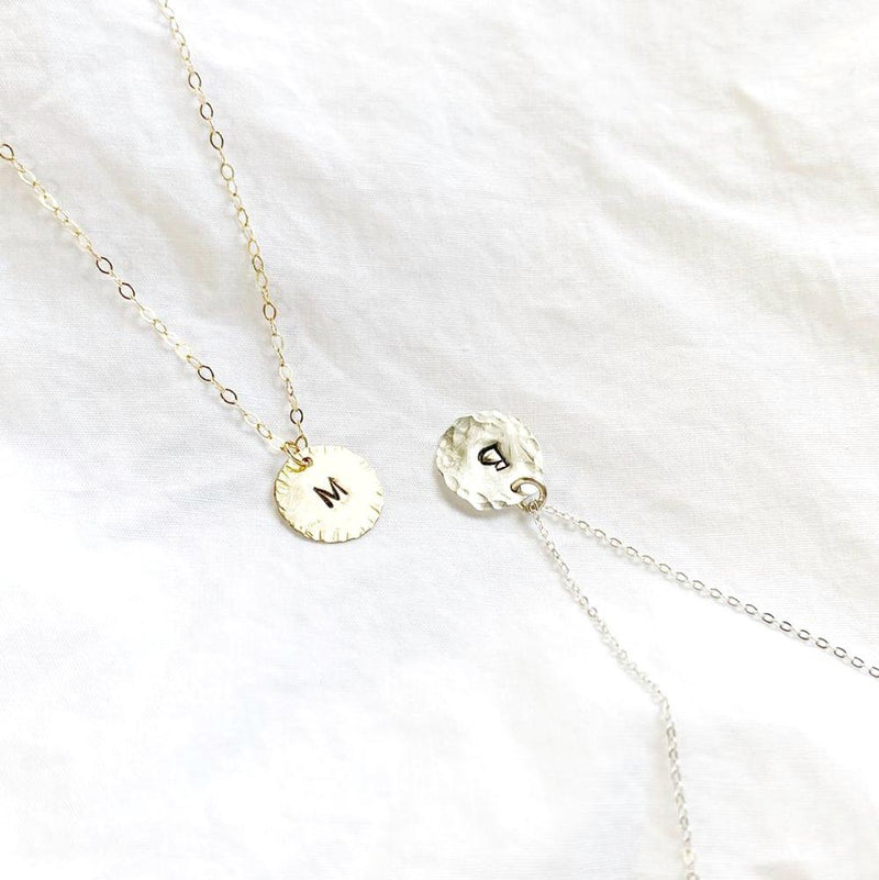 Coin Letter Necklace