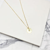 Coin Letter Necklace