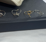 Cursive Letter Ring