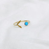 Tail & Opal Ring