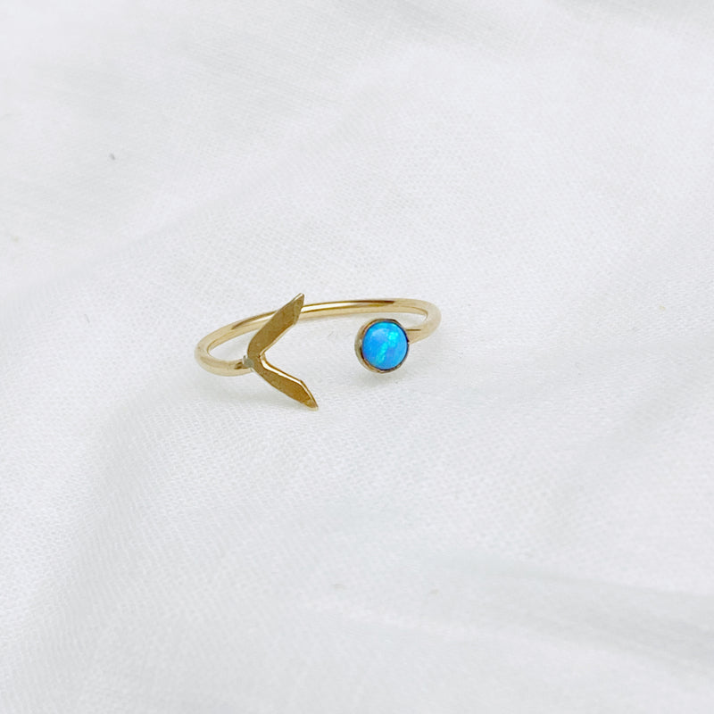 Tail & Opal Ring