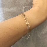 Lluvia Bracelet - Sterling Silver & 14k Gold-Filled