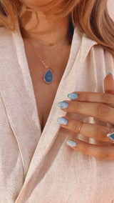 Aquamarine Pendant Necklace