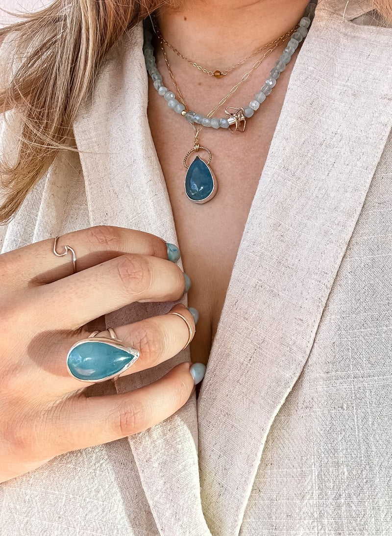 Aquamarine Necklace